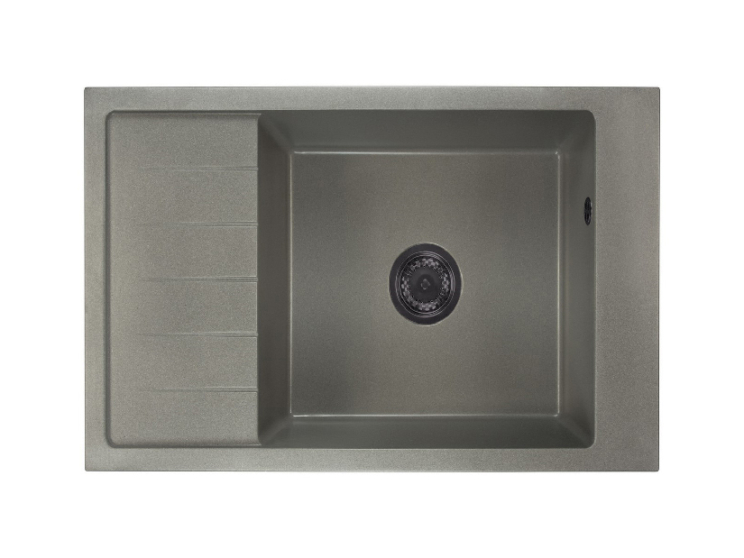 Kuhinjski sudoper Lurano (siva) (sa 2 otvora za bateriju) (L)