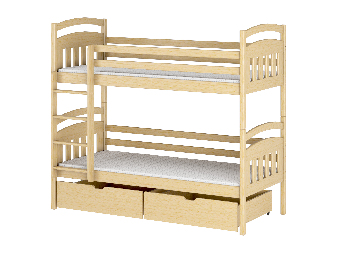 Dječji krevet 90 x 190 cm Galvin (s podnicom i prostorom za odlaganje) (borovina)