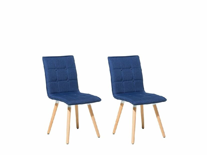 Set blagovaonskih stolica 2 kom. Berken (mornarsko plava)