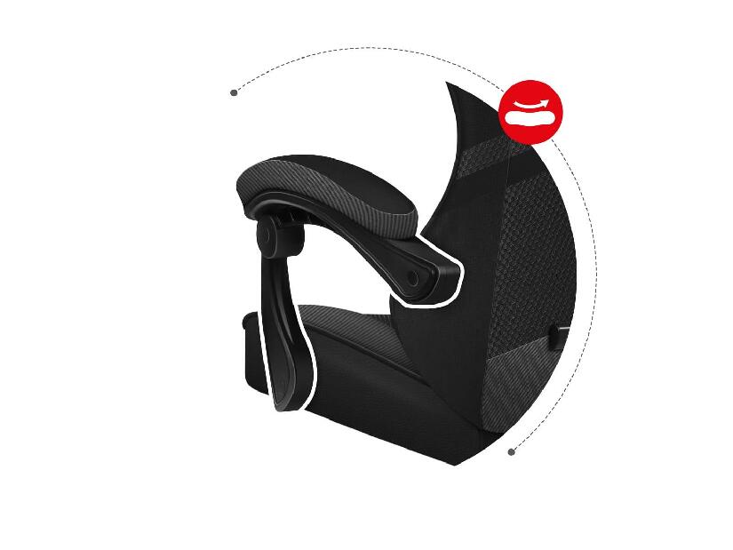 Gaming stolica Fusion 4.4 (crna + ugljik)