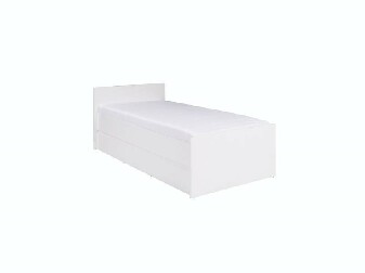 Jednostruki krevet 90 cm Cortez C 15 (bijela) (s podnicom)