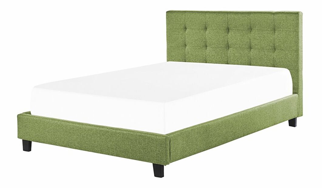 Bračni krevet 160 cm Rhiannon (zelena) (s podnicom)