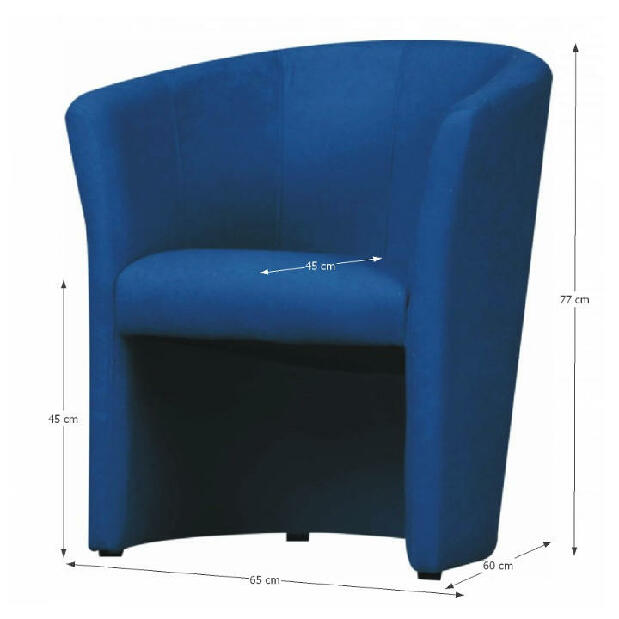 Fotelja Cubali Micro plava 