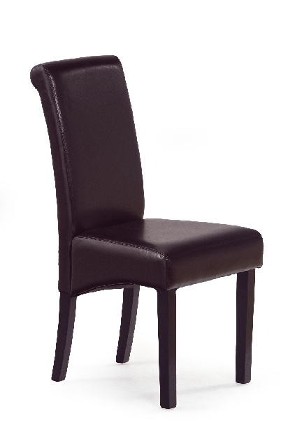 Blagovaonska stolica Coluna tamno smeđa (wenge + tamno smeđa)