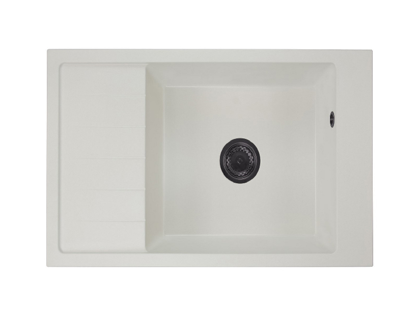 Kuhinjski sudoper Lurano (bijela) (bez otvora za bateriju) (L)