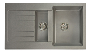 Kuhinjski sudoper Altava (siva) (sa 3 otvora za baterije) (L)