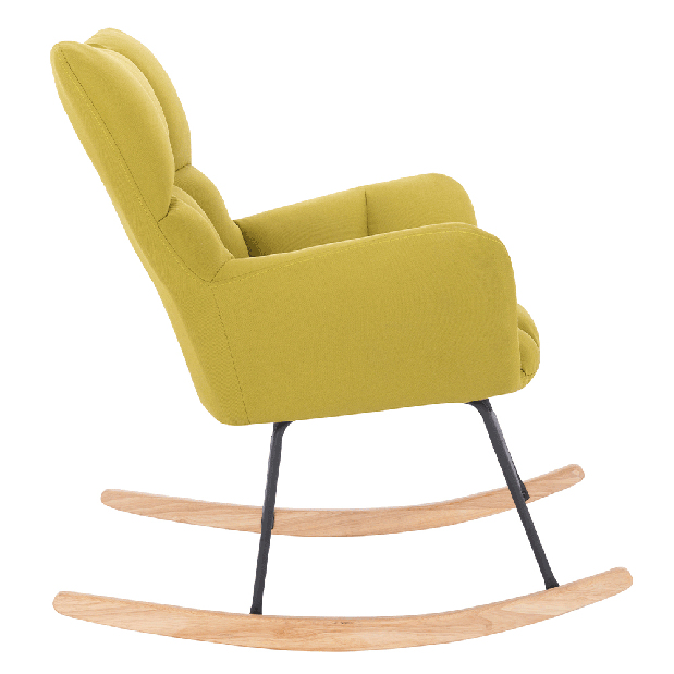 Dizajnerska fotelja za ljuljanje Kerem (Pistacije)