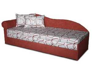 Jednostruki krevet (kauč) 70 cm Lane II (U boji cigle 41 + Dodo 1008) (L)
