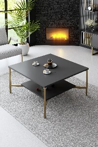 Stolić za kavu Golden (antracit + crna)