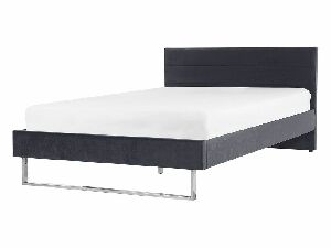 Bračni krevet 140 cm BELAE (s podnicom) (siva)