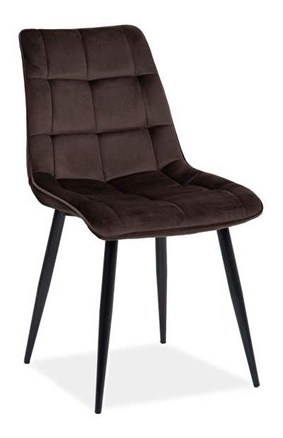 Blagovaonska stolica Charlie (smeđa + crna)