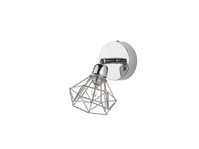 Stropna/zidna svjetiljka Emanuela (srebrna)