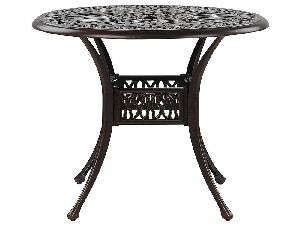 Vrtni stol ANECO (tamno smeđa) (za 4 osobe)