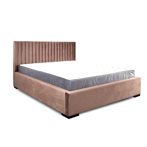 Tapeciran krevet 180x200 cm Veggie (smeđa)