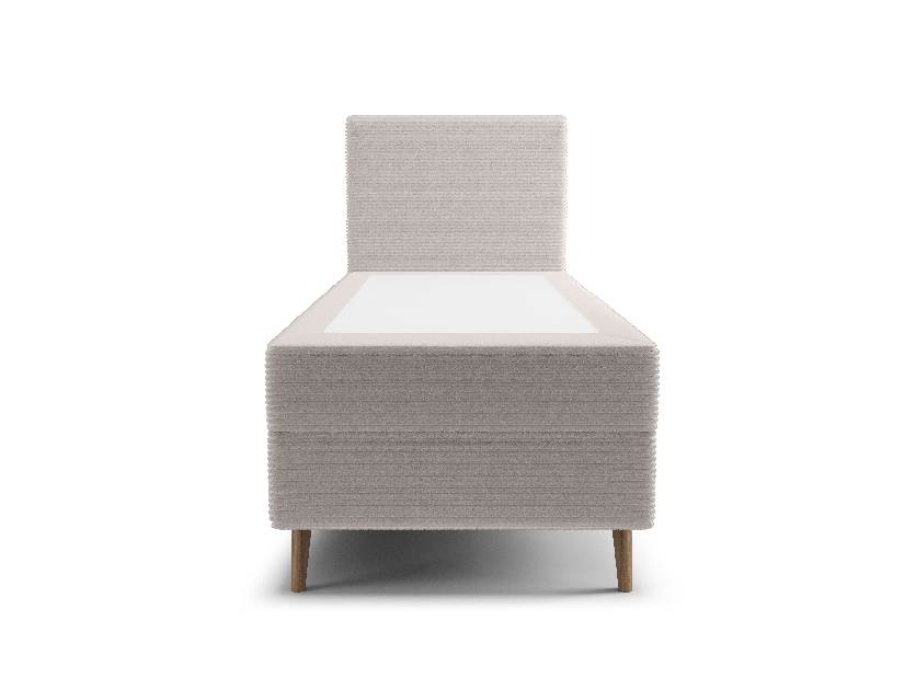 Jednostruki krevet 90 cm Napoli Comfort (bijela) (s podnicom, s prostorom za odlaganje)
