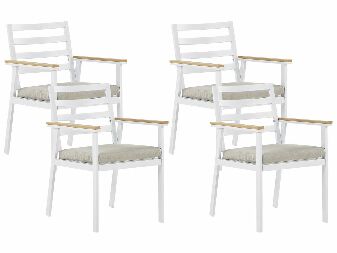 Set vrtnih stolica (4 kom.) Cork (bijela)