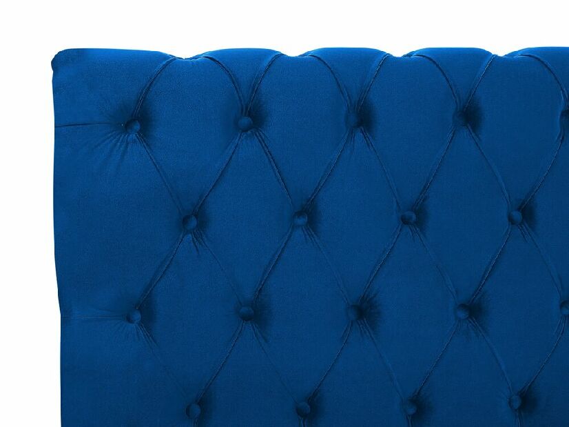 Bračni krevet 180 cm ARCHON (s podnicom) (plava)
