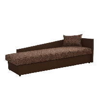 Jednostruki krevet (ležaj) 80 cm Jeannine (smeđa) (s prostorom za odlaganje) (D)  