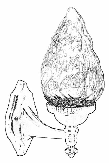 Vanjska zidna svjetiljka Deryn (crna)
