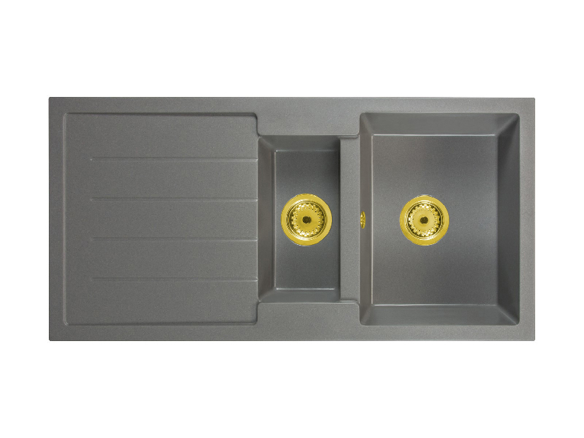 Kuhinjski sudoper Yuxur (siva) (bez otvora za bateriju) (L)