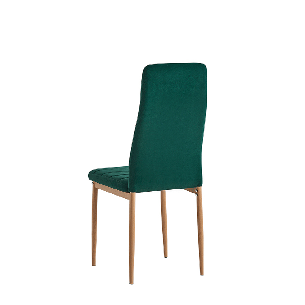 Set blagovaonskih stolica (2 kom.) Antigone NEW (smaragdna + hrast) *rasprodaja