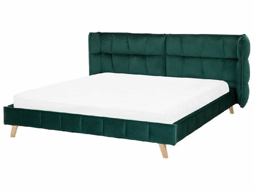 Bračni krevet 180 cm SENEL (s podnicom) (zelena)