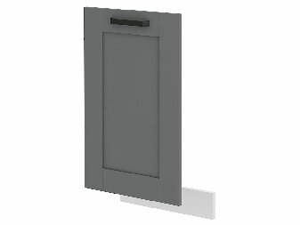 Vrata za ugradbenu perilicu posuđa Lucid ZM 446 x 713 (dustgrey + bijela)