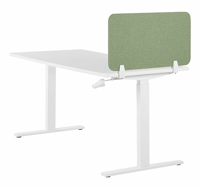 Pregrada za radni stol 72 x 40 cm Walda (zelena) 