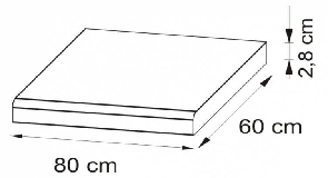 Radna daska (80 cm) Estell BLAT 80  