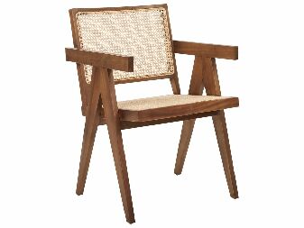 Blagovaonska stolica Willow (prirodna + smeđa) 