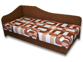 Jednostruki krevet (kauč) 80 cm Lady 87 (smeđa 13 + Gusto 11) (L)