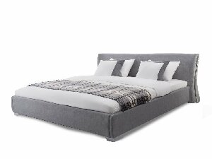 Bračni krevet 180 cm PARNAS (s podnicom) (siva)