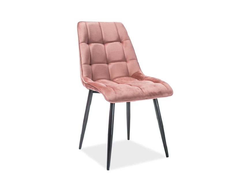 Blagovaonska stolica Charlie (ružičasta + crna)