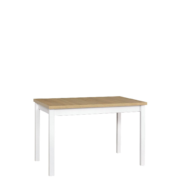 Stol na razvlačenje 80 x 120+150 I (hrast grandson L) (bijela)
