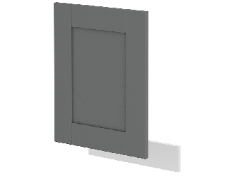 Vrata za ugradbenu perilicu posuđa Lucid ZM 446 x 570 (dustgrey + bijela)