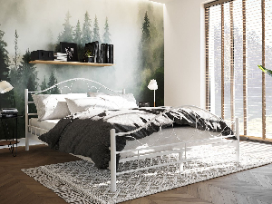 Metalni krevet Mirjan Marigold (bijela) (140x200)