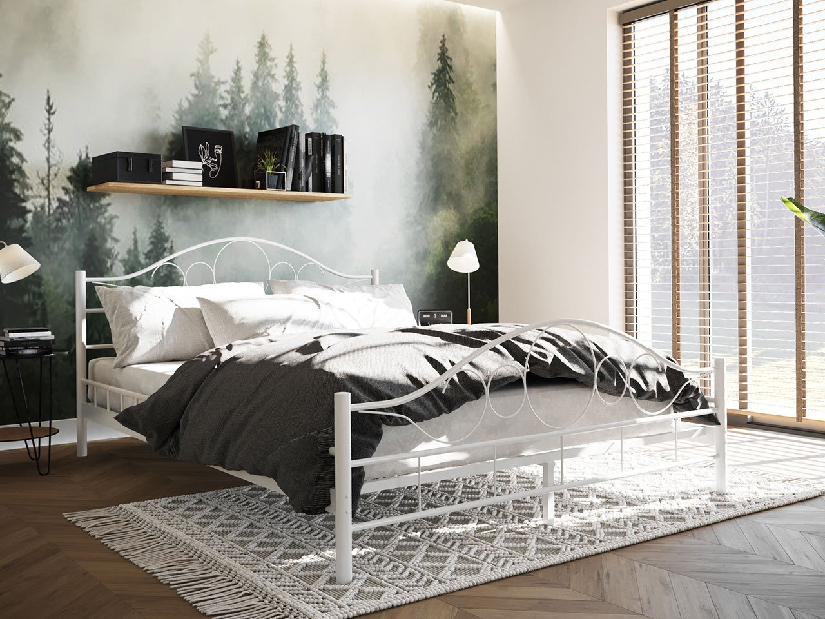 Metalni krevet Mirjan Marigold (bijela) (140x200)