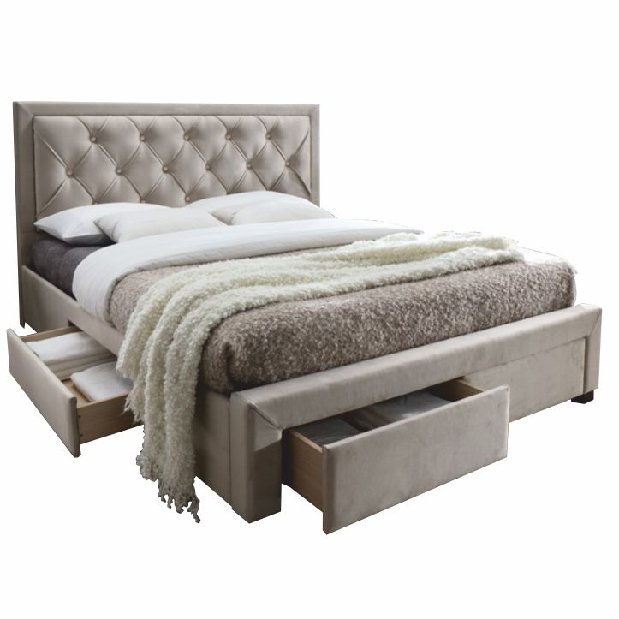 Bračni krevet 180 cm Orford (S podnicom) (sivosmeđa) *rasprodaja