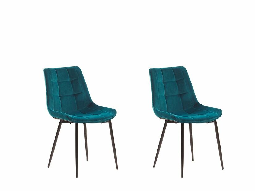 Set blagovaonskih stolica 2 kom. MOROSE (poliester) (plava)