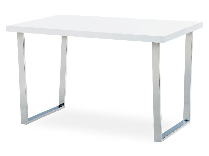 Blagovaonski stol Alwyn-2077-WT (bijela +krom)