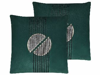 Set 2 ukrasna jastuka 45 x 45 cm Cerop (zelena)