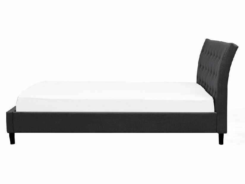 Bračni krevet 160 cm SANTORI (s podnicom) (tamno siva)