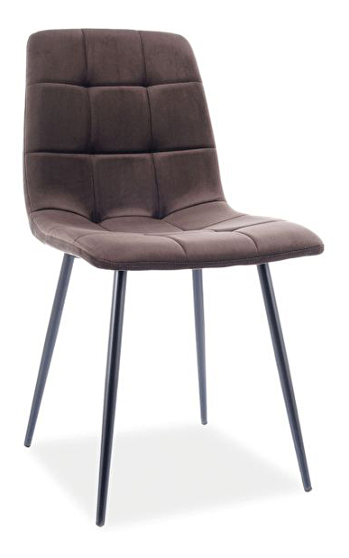 Blagovaonska stolica Marlana (smeđa + crna)