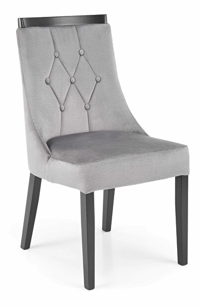 Blagovaonska stolica Rypper (crna + siva)