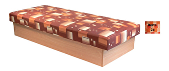 Jednostruki krevet (ležaj) 80 cm Edna 12 (s madracom s oprugama) *rasprodaja