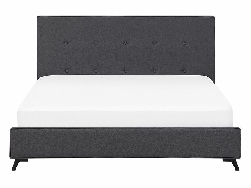 Bračni krevet 140 cm AMBRE (s podnicom) (siva)