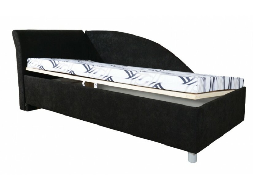Jednostruki krevet 90 cm Pearline Plus (s pjenastim madracem) (L)