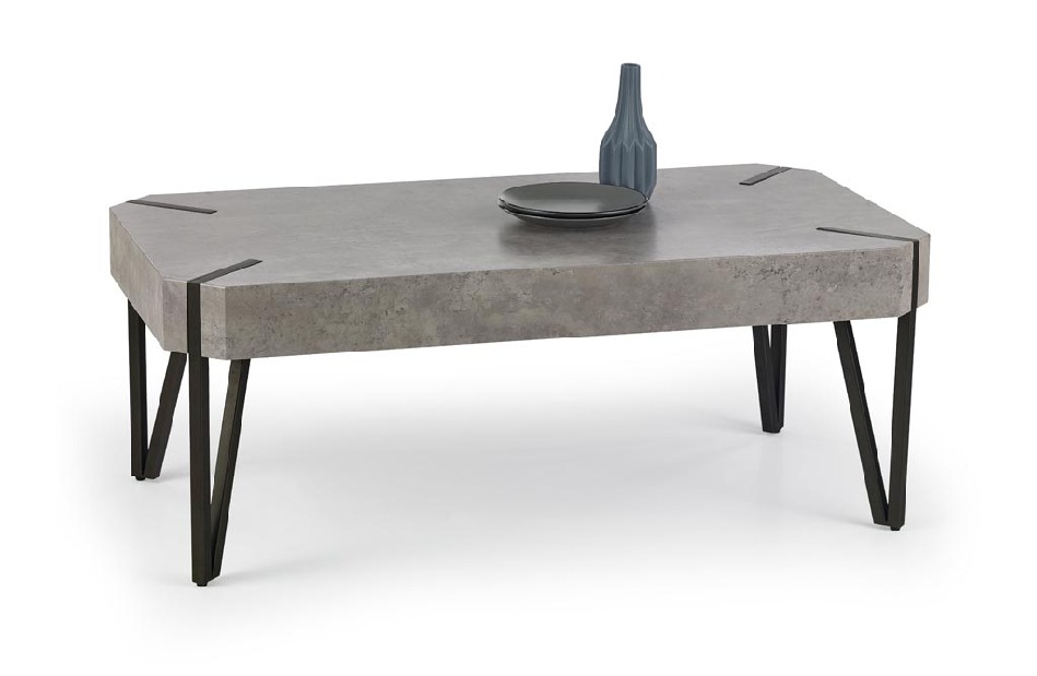 Stolić za kavu Emilia (beton + crna) 