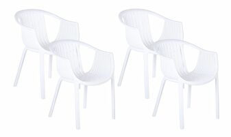 Set vrtnih stolica (4 kom.) Napza (bijela)