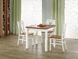 Blagovaonski stol Deedee (joha + bijela) (za 4 do 6 osoba)